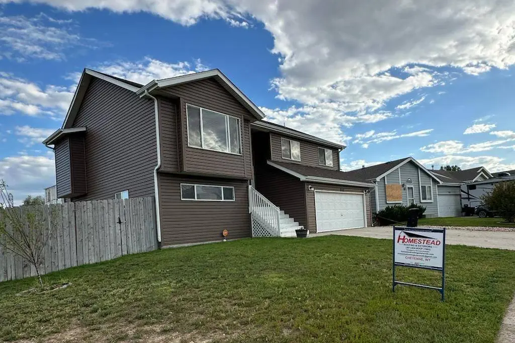 Home with new Roofing in Cheyenne Wyoming